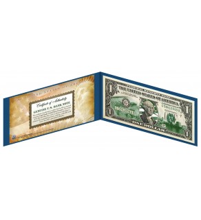 CONNECTICUT State $1 Bill - Genuine Legal Tender - U.S. One-Dollar Currency " Green "