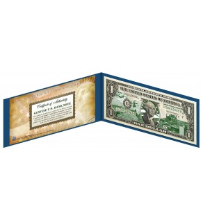 SOUTH DAKOTA State $1 Bill - Genuine Legal Tender - U.S. One-Dollar Currency " Green "