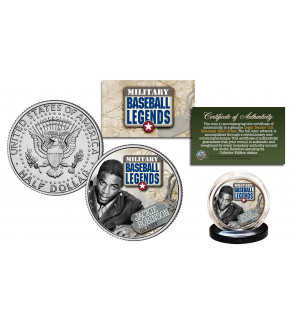 JACKIE ROBINSON Military Baseball Legends Official JFK Kennedy Half Dollar U.S. Coin 