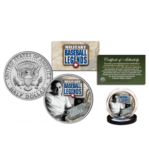 YOGI BERRA Military Baseball Legends Official JFK Kennedy Half Dollar U.S. Coin 