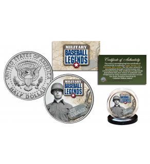JOE DIMAGGIO Military Baseball Legends Official JFK Kennedy Half Dollar U.S. Coin 