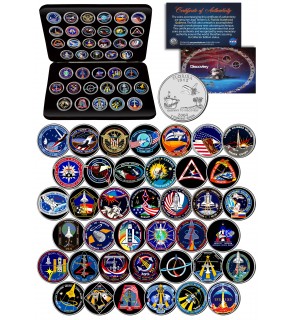 SPACE SHUTTLE DISCOVERY MISSIONS NASA Florida Statehood Quarters 39-Coin Set with BOX