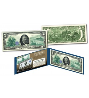 1914 Series $50 Ulysses S. Grant Federal Reserve Note designed on Modern $2 Bill