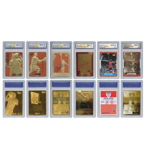 Michael Jordan Mega-Deal Official Licensed Cards - Graded Gem-Mint 10 (SET OF 6)