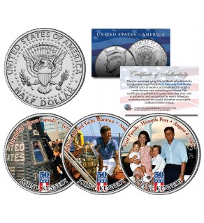 JOHN F KENNEDY - First Family - 2014 50th Anniversary JFK Half Dollar U.S. 3-Coin Set