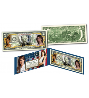 MELANIA TRUMP First Lady of the United States OFFICIAL Genuine Legal Tender U.S. $2 Bill