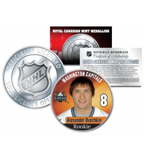 2005-06 ALEXANDER OVECHKIN Royal Canadian Mint Medallion NHL Rookie Coin - Officially Licensed