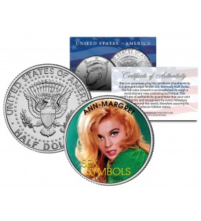 ANN-MARGRET - Sex Symbol of the 1960s - Colorized JFK Kennedy Half Dollar U.S. Coin