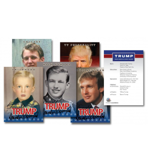 Donald Trump 45th President of the United States OFFICIAL  * Life & Times * 5-Card Premium Trading Card Set  (Lot of 3 Sets)