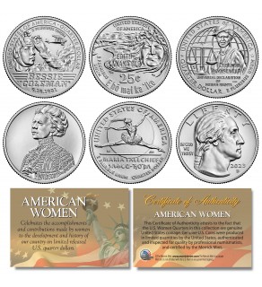 2023 American Women Quarters US Mint 5-Coin Complete Set in Capsules (D-Mint)