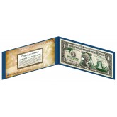 TEXAS State $1 Bill - Genuine Legal Tender - U.S. One-Dollar Currency " Green "