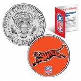 CINCINNATI BENGALS NFL JFK Kennedy Half Dollar US Colorized Coin - Officially Licensed