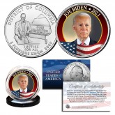 JOE BIDEN 46th President of the United States Official Washington DC Statehood Quarter - add and update your President Set with this coin