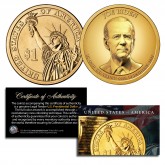JOE BIDEN Official 46th President Golden-Hue PRESIDENTIAL DOLLAR $1 U.S. Legal Tender Coin 