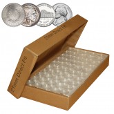 NICKEL Direct-Fit Airtight 21mm Coin Capsule Holders For NICKELS (QTY 25)
