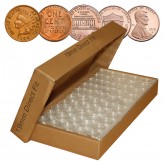 PENNY Direct-Fit Airtight 19mm Coin Capsule Holders For PENNIES (QTY: 1000)