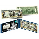 JAMES DEAN - Rebel Without a Cause - Legal Tender U.S. Colorized $2 Bill - Officially Licensed