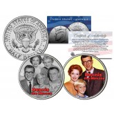 DENNIS THE MENACE - TV SHOW - Colorized JFK Half Dollar U.S. 2-Coin Set