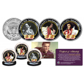 ELVIS PRESLEY Greatest Concerts Official JFK Half Dollar Genuine Legal Tender U.S. 3-Coin Set