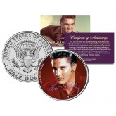 Elvis Presley " Red " JFK Kennedy Half Dollar U.S. Coin