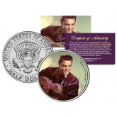 Elvis Presley " Guitar " JFK Kennedy Half Dollar U.S. Coin