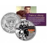 ELVIS PRESLEY - Roustabout - MOVIE JFK Kennedy Half Dollar US Coin - Officially Licensed