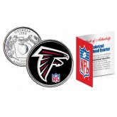 ATLANTA FALCONS NFL Georgia US Statehood Quarter Colorized Coin  - Officially Licensed