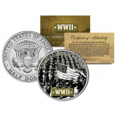 World War II - AFRICAN AMERICAN SOLDIERS - JFK Kennedy Half Dollar US Coin