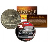 DALE EARNHARDT -  #3 NASCAR  - Colorized 1951 Franklin Half Silver Dollar U.S. Coin - Officially Licensed
