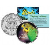 GREEN PARAKEET Collectible Birds JFK Kennedy Half Dollar Colorized US Coin
