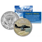 F2H BANSHEE - Airplane Series - JFK Kennedy Half Dollar U.S. Colorized Coin