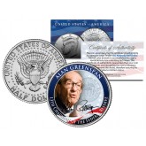 ALAN GREENSPAN 13th Chairman Federal Reserve JFK Kennedy Half Dollar US Colorized Coin
