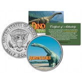 ARGENTINOSAURUS Collectible Dinosaur JFK Kennedy Half Dollar US Colorized Coin