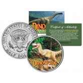 DEINONYCHUS Collectible Dinosaur JFK Kennedy Half Dollar U.S. Colorized Coin
