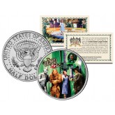 WIZARD OF OZ - The Gatekeeper - Colorized JFK Kennedy Half Dollar US Coin - Officially Licensed