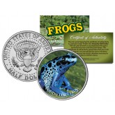 POISON DART FROG Collectible Frogs JFK Kennedy Half Dollar US Colorized Coin