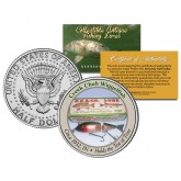 CREEK CHUB WIGGLEFISH Collectible Antique Fishing Lures JFK Kennedy Half Dollar US Coin