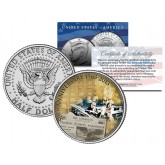 PRESIDENT KENNEDY ASSASSINATION - 50th Anniversary - JFK Kennedy Half Dollar U.S. Colorized Coin