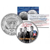 KENNEDY BROTHERS - John Robert Ted - 2014 50th Anniversary JFK Half Dollar U.S. Coin
