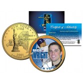 DAVID WRIGHT Colorized New York State Quarter U.S. Coin 24K Gold Plated METS