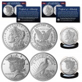 Commemorating the 100th Anniversary of the final MORGAN DOLLAR & the first PEACE DOLLAR Silver-Nickel Proof 1-Ounce Coins 39mm 2-Coin Set (1921-2021) 