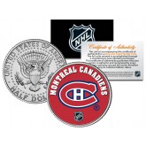 MONTREAL CANADIENS NHL Hockey JFK Kennedy Half Dollar U.S. Coin  - Officially Licensed