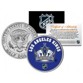 LOS ANGELES KINGS NHL Hockey JFK Kennedy Half Dollar U.S. Coin - Officially Licensed