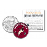 PHOENIX COYOTES NHL Hockey Arizona Statehood Quarter U.S. Colorized Coin - Officially Licensed
