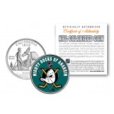 ANAHEIM DUCKS NHL Hockey California Statehood Quarter U.S. Colorized Coin - Officially Licensed