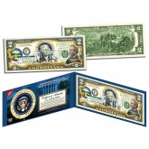 RUTHERFORD B HAYES * 19th U.S. President * Colorized Presidential $2 Bill U.S. Genuine Legal Tender