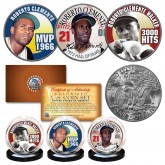 ROBERTO CLEMENTE 1972 IKE Eisenhower Dollar Colorized U.S. 3-Coin Complete Set