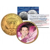 Breast Cancer Awareness TONY ROMO NFL JFK Kennedy Half Dollar US 24K Gold Plated US Coin