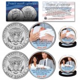Royal Baby Sussex Archie Harrison Mountbatten-Windsor Prince Harry & Meghan Markle Official Genuine U.S. JFK Kennedy Half Dollar 2-Coin Set