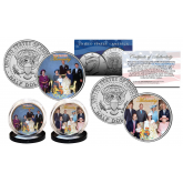 THE BRITISH MONARCHY * Princess Diana & The Royal Family * THEN & NOW U.S JFK Kennedy Half Dollar 2-Coin Set